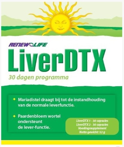 Foto van Renewlife liver dtx 120cp via drogist