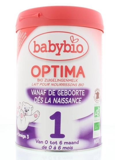 Foto van Babybio 1 zuigeling optima 0-6 maanden 900g via drogist