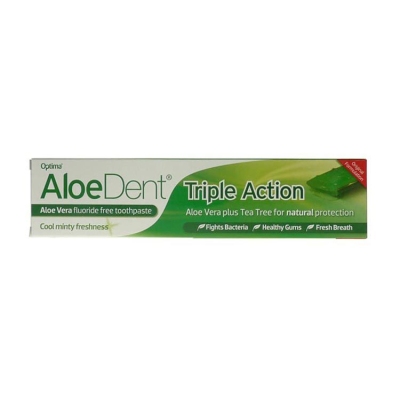 Foto van Aloe dent aloe vera tandpasta triple action 100ml via drogist