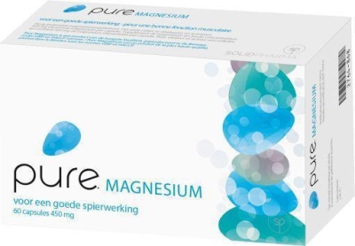 Pure magnesium 450 mg 60ca  drogist