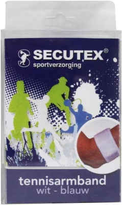 Foto van Secutex tennisarm bandage wit 1st via drogist