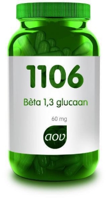 Foto van Aov 1106 beta 1.3 glucaan 60cap via drogist