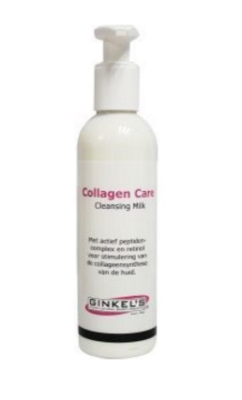 Foto van Ginkel's collagen care cleansing milk 200ml via drogist