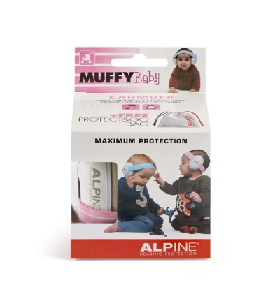 Foto van Alpine muffy baby pink oorkappen 1st via drogist