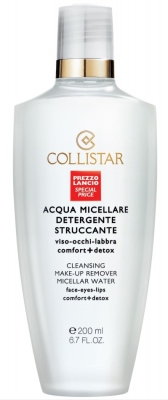 Foto van Collistar cleansing make-up remover micellar water 200ml via drogist