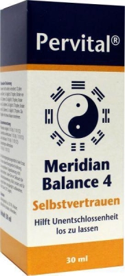 Foto van Pervital meridian balance 4 zelfvertrouwen 30ml via drogist