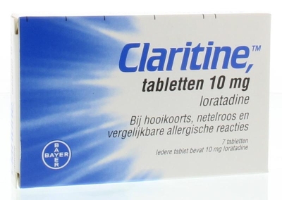Foto van Claritine claritine 10 mg 7tab via drogist
