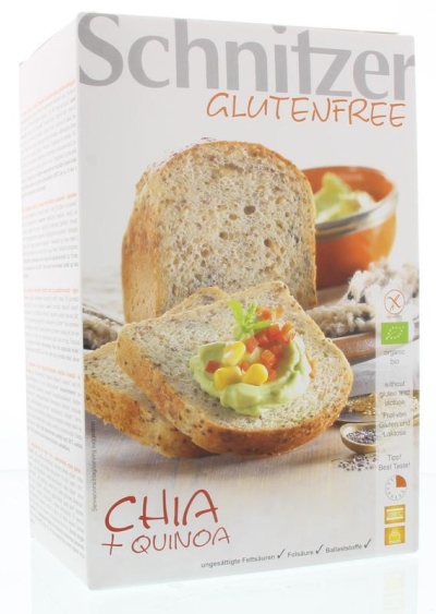 Schnitzer brood chia & quinoa 500g  drogist