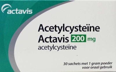 Actavis acetylcysteine 200 mg 30x1.5  drogist