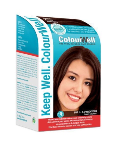 Colourwell 100% natuurlijke haarkleur mahonie 100g  drogist