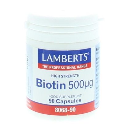 Lamberts biotin 500 mcg 90vcap  drogist
