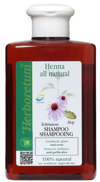 Herboretum henna all natural henna all natural shampoo anti roos 300ml  drogist