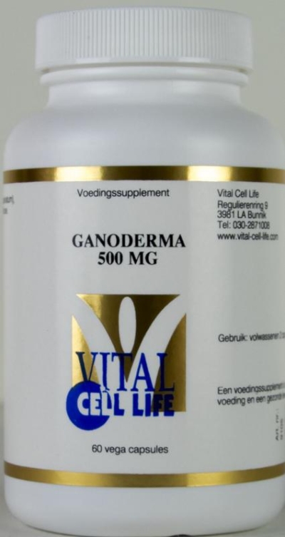 Foto van Vital cell life ganoderma 60ca via drogist