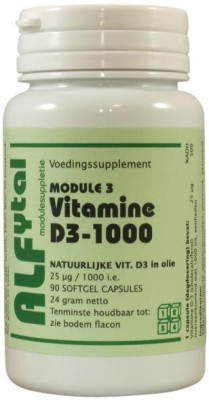 Foto van Alfytal vitamine d3-1000 90sft via drogist