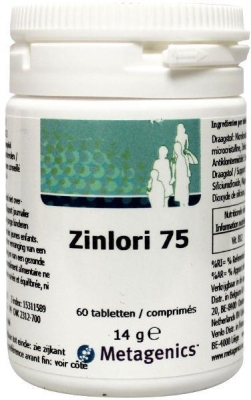 Metagenics zinlori 75 60 tabletten  drogist