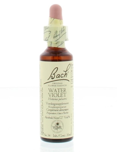 Foto van Bach flower remedies waterviolier 34 20ml via drogist