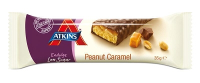 Foto van Atkins endulge reep chocola en caramel 35g via drogist