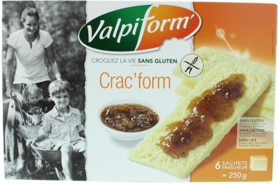 Valpiform craqottes crackers 250g  drogist