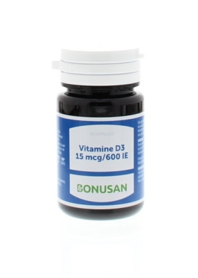 Foto van Bonusan vitamine d3 15mcg 90sft via drogist