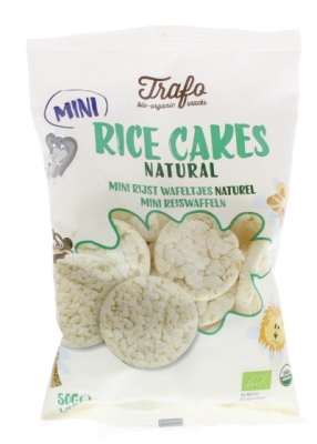 Trafo mini rijstwafels naturel 50g  drogist