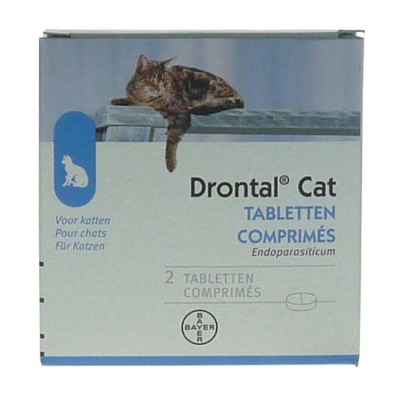 Foto van Drontal kat klein ontworming 2st via drogist