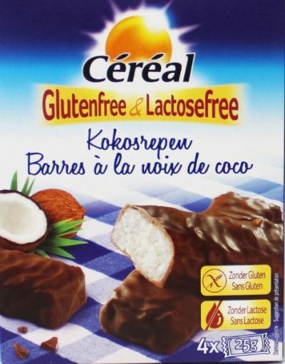 Foto van Cereal kokosrepen glutenvrij 100g via drogist