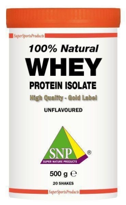Snp whey proteine isolate 100% natural 500g  drogist