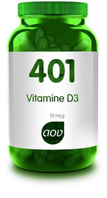 Foto van Aov 401 vitamine d 10 mcg 60cap via drogist