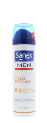 Foto van Sanex deodorant stress response for men 200ml via drogist