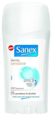 Foto van Sanex deodorant stick dermo sensitive 65ml via drogist