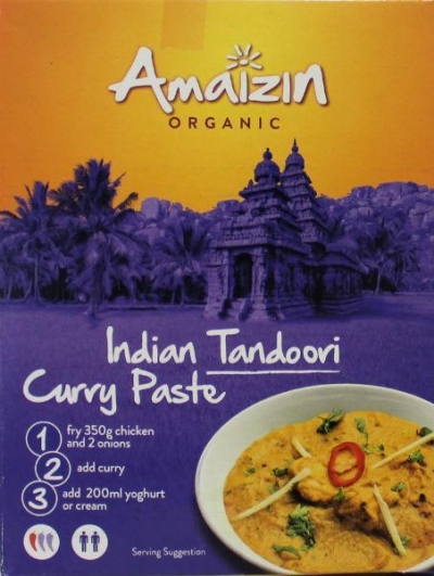 Foto van Amaizin indian currypaste tandori 80g via drogist