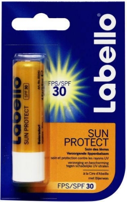 Foto van Labello lippenbalsem sun protect blister f30 4.8g via drogist