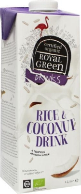 Foto van Royal green rice & coconut drink 1000ml via drogist
