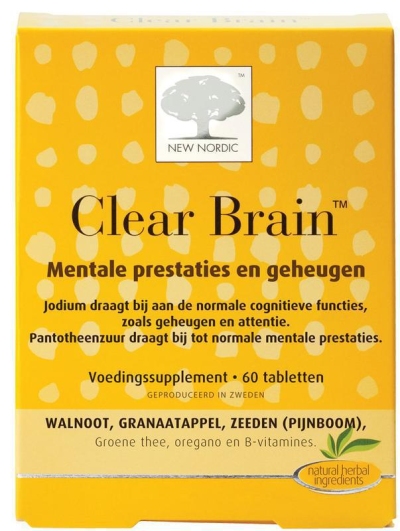Foto van New nordic clear brain 60tb via drogist