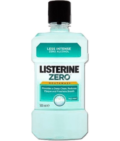 Listerine mondwater zero alcohol 500ml  drogist