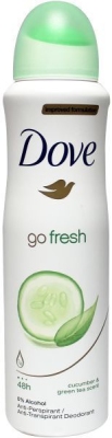 Foto van Dove deospray go fresh cucumber 150ml via drogist
