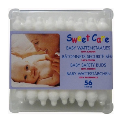 Sweetcare wattenstaafjes baby 56st  drogist