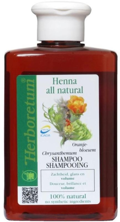 Foto van Herboretum henna all natural shampoo volume 250ml via drogist