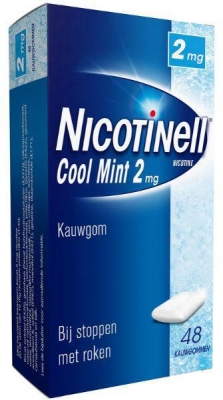 Nicotinell nicotine kauwgom mint 2mg 48st  drogist