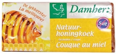 Damhert natuurhoningkoek zonder zout 500 gram  drogist