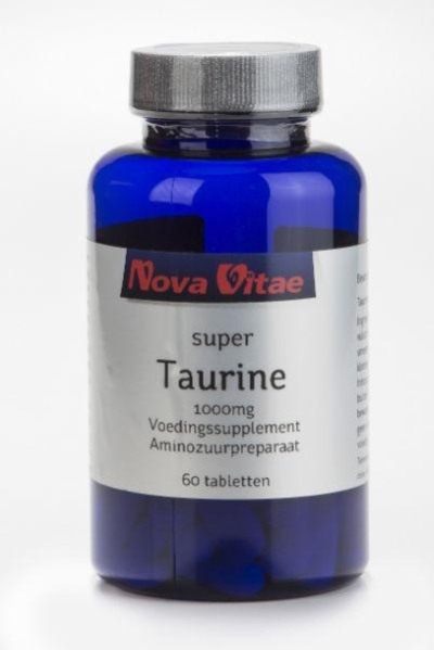 Foto van Nova vitae taurine 1000 mg 60tab via drogist