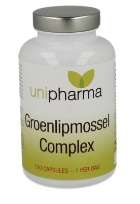 Unipharma groenlipmossel complex 120cp  drogist