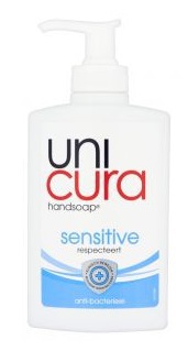 Foto van Unicura unicur vlb zeep sensitive pomp 250ml via drogist
