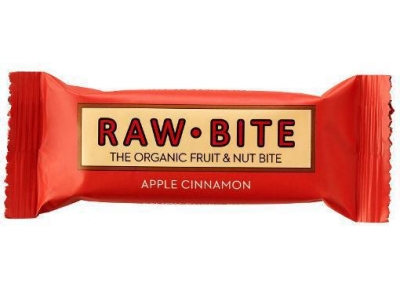 Foto van Raw bite apple cinnamon 50g via drogist