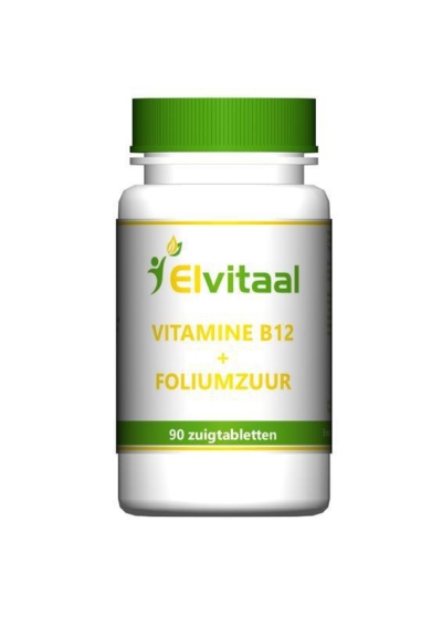 Foto van Elvitaal vitamine b12 1000 mcg 90st via drogist
