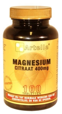 Foto van Artelle magnesium citraat elementair 100tab via drogist