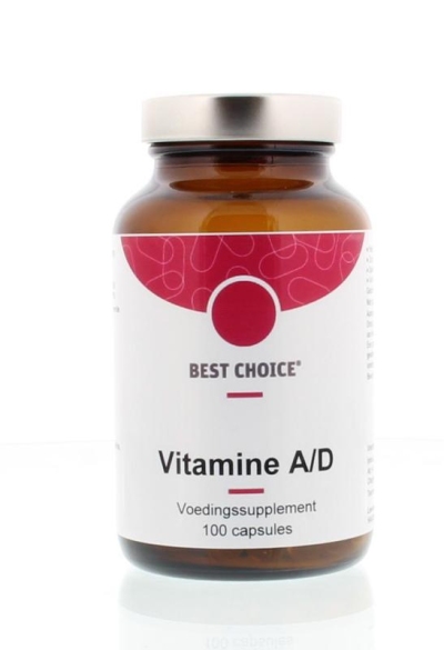 Best choice vitamine a/d 100cap  drogist