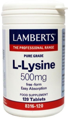 Lamberts l-lysine 500 mg 120tb  drogist