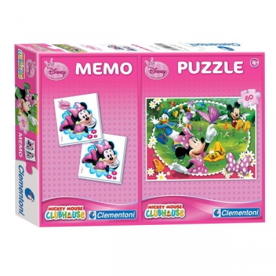 Drogist.nl speelgoed puzzel/memo minnie mouse 1 stuk  drogist