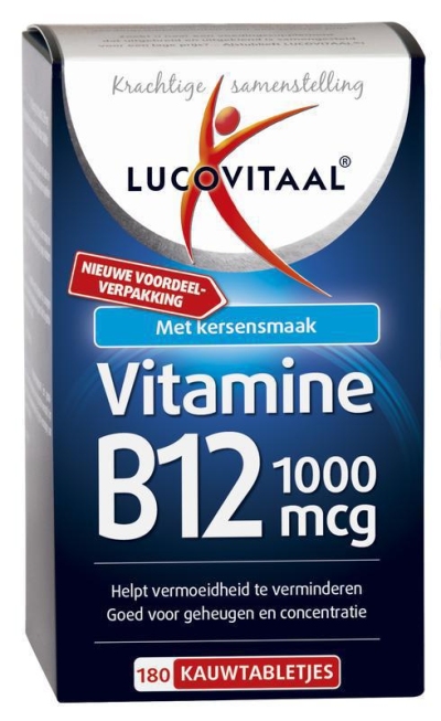 Foto van Lucovitaal vitamine b12 1000 mcg 180tb via drogist